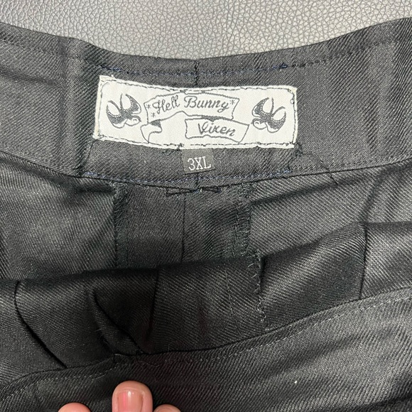 Hell bunny high waisted trouser pant - Picture 4 of 6